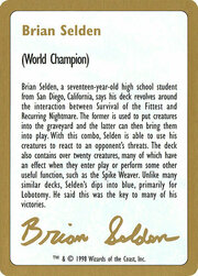 Brian Selden Bio