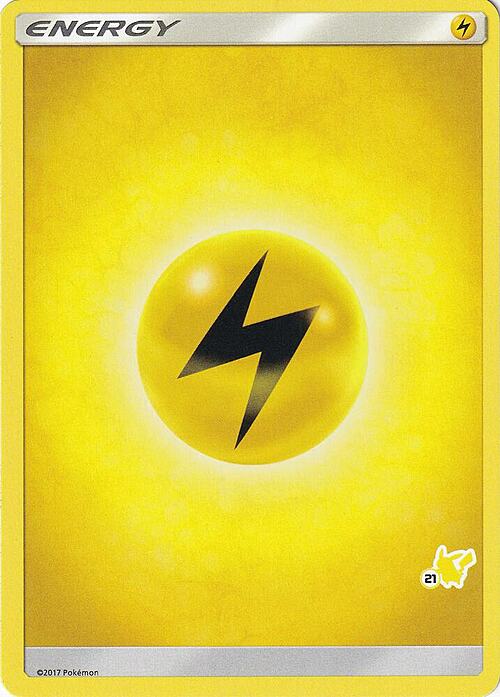 Lightning Energy Card Front