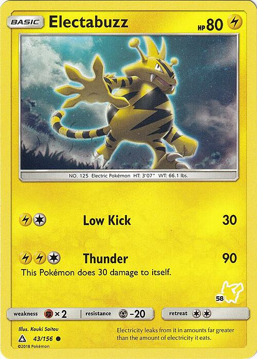 Electabuzz Card Front