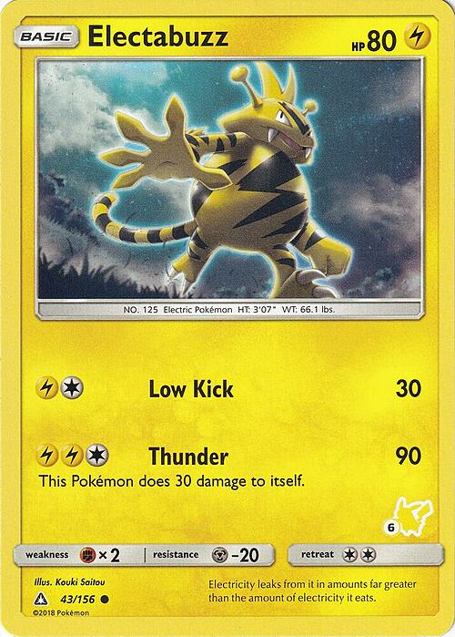 Electabuzz Card Front