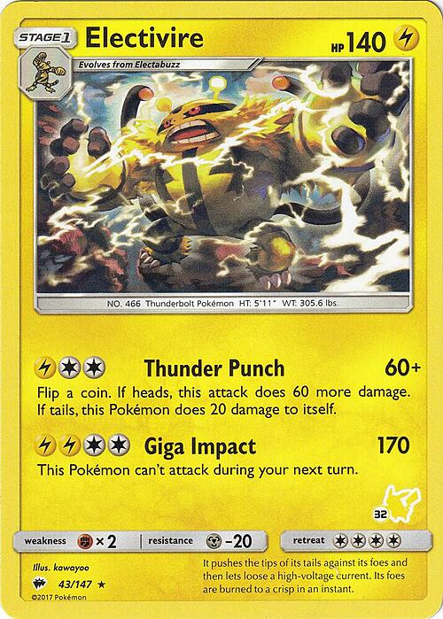 Electivire Card Front