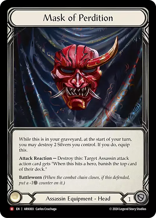 Mask of Perdition Card Front