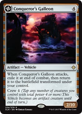 Conqueror's Galleon // Conqueror's Foothold Card Front