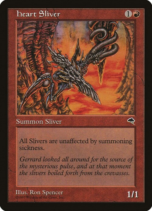 Heart Sliver Card Front