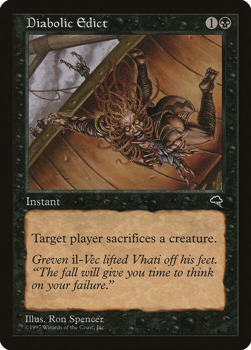 Diabolic Edict Card Front