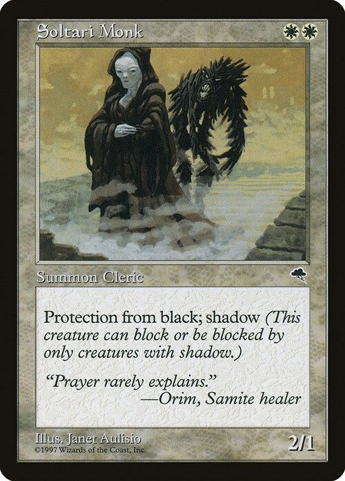 Soltari Monk Card Front