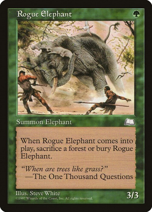 Rogue Elephant Card Front