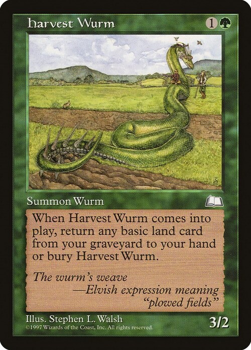 Harvest Wurm Card Front