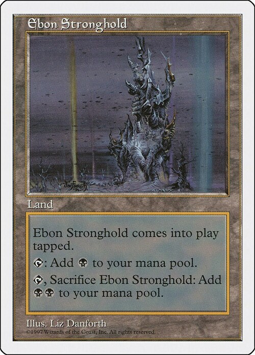 Ebon Stronghold Card Front