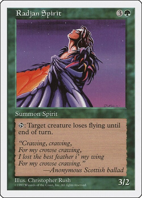 Radjan Spirit Card Front