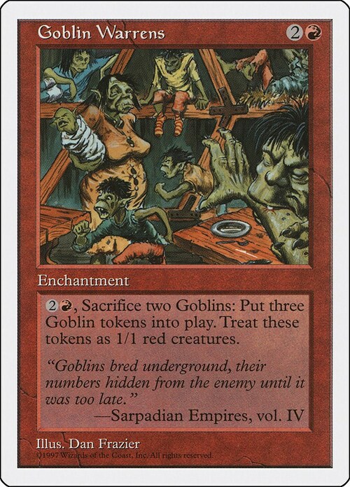 Goblin Warrens Card Front