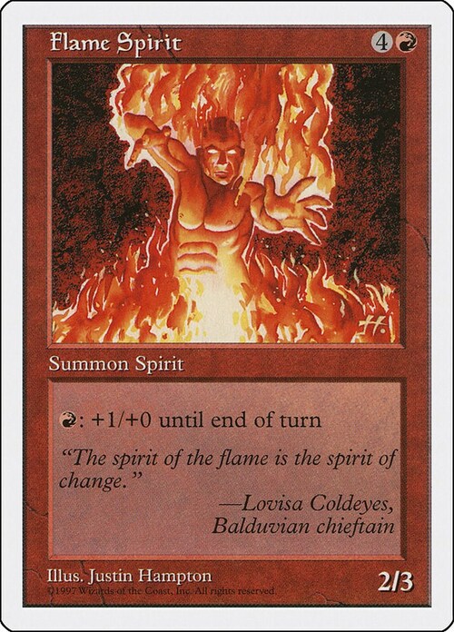 Flame Spirit Card Front