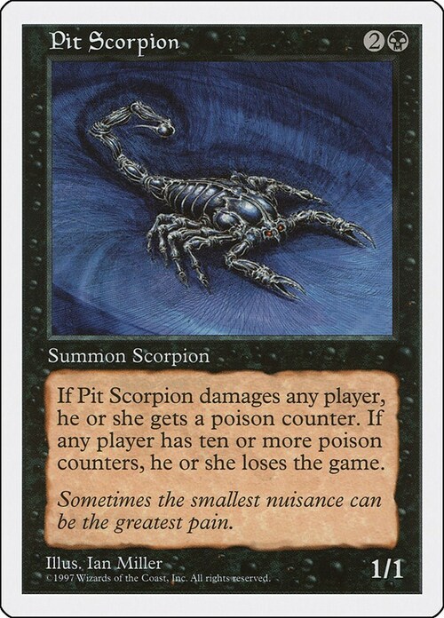 Pit Scorpion Card Front