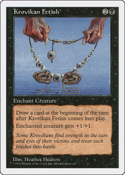 Krovikan Fetish Card Front