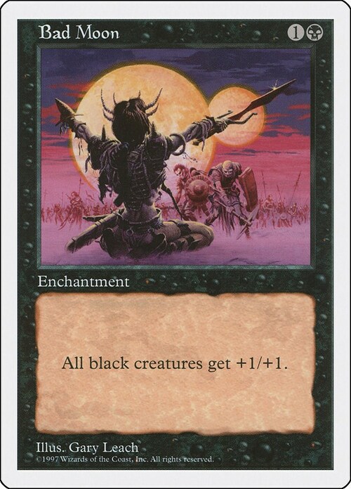 Bad Moon Card Front