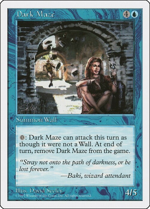 Dark Maze Card Front