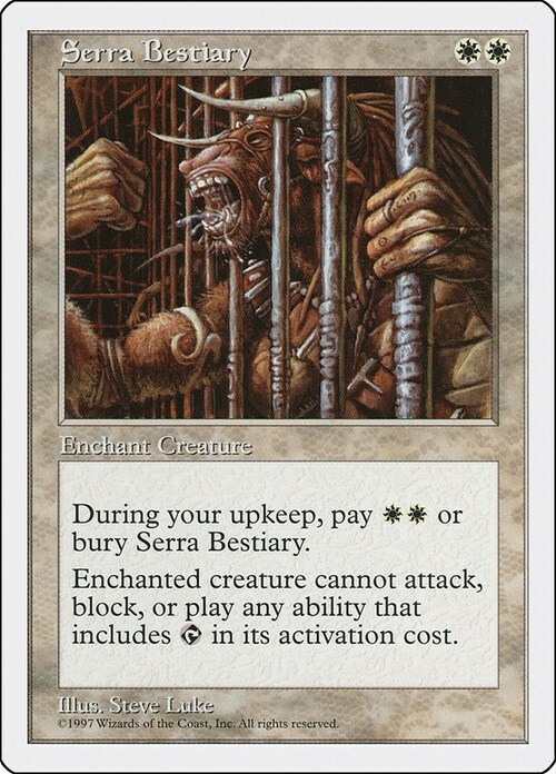 Serra Bestiary Card Front