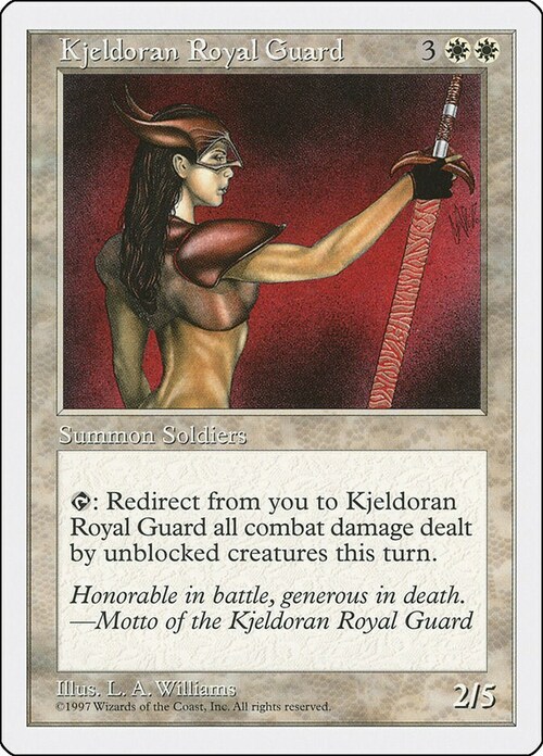 Kjeldoran Royal Guard Card Front