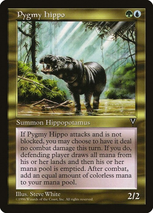 Pygmy Hippo Card Front