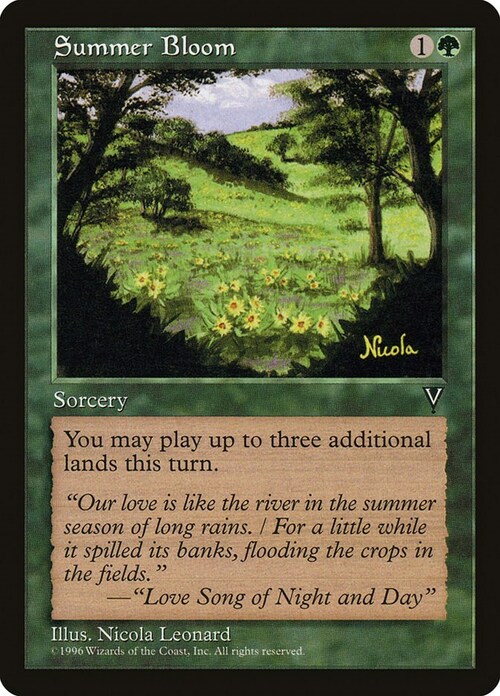 Summer Bloom Card Front