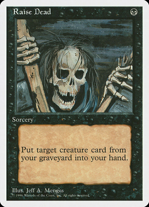 Raise Dead Card Front