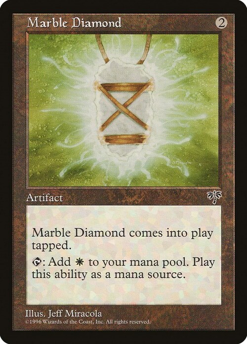 Marble Diamond Card Front