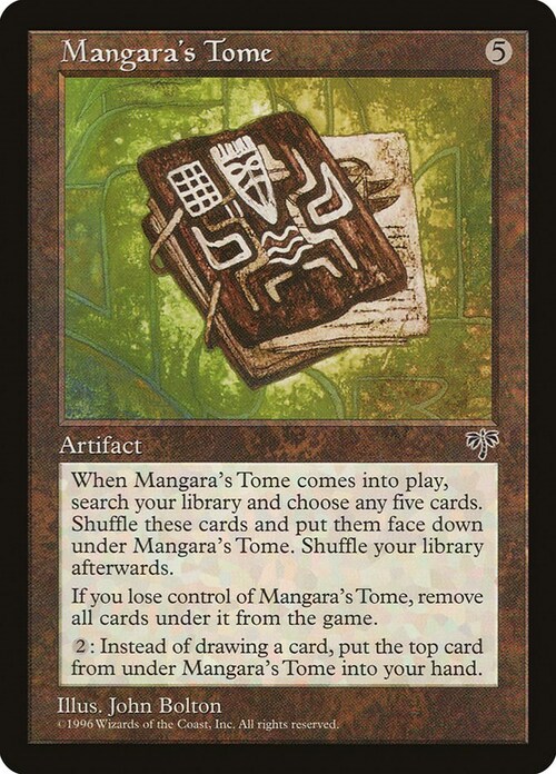 Mangara's Tome Card Front