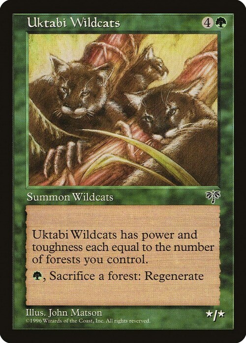 Uktabi Wildcats Card Front