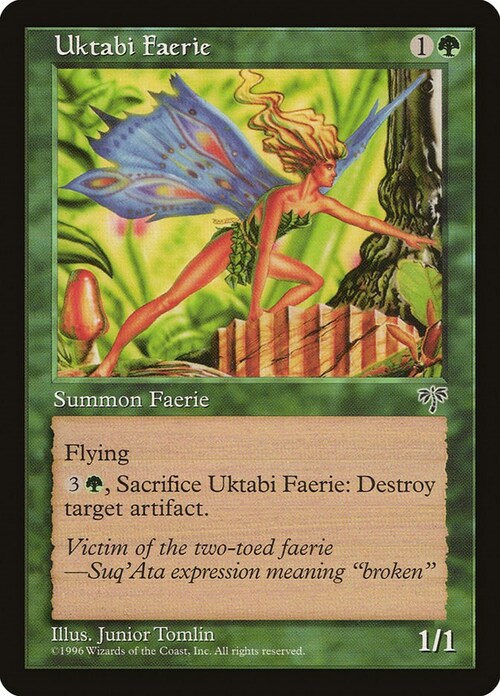 Uktabi Faerie Card Front