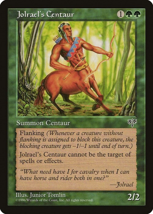 Jolrael's Centaur Card Front