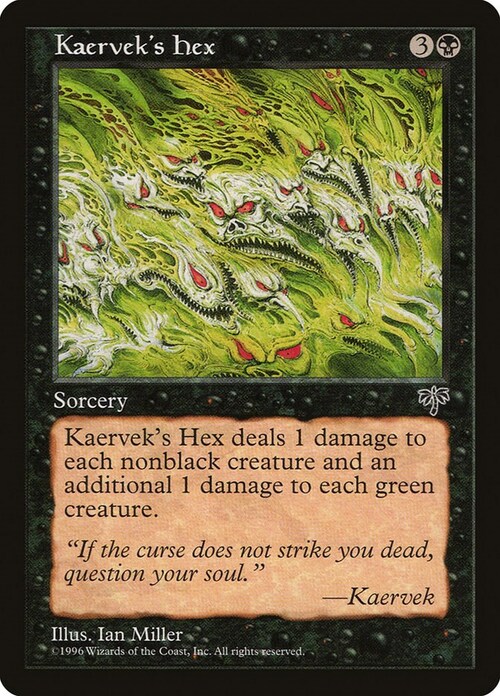 Kaervek's Hex Card Front