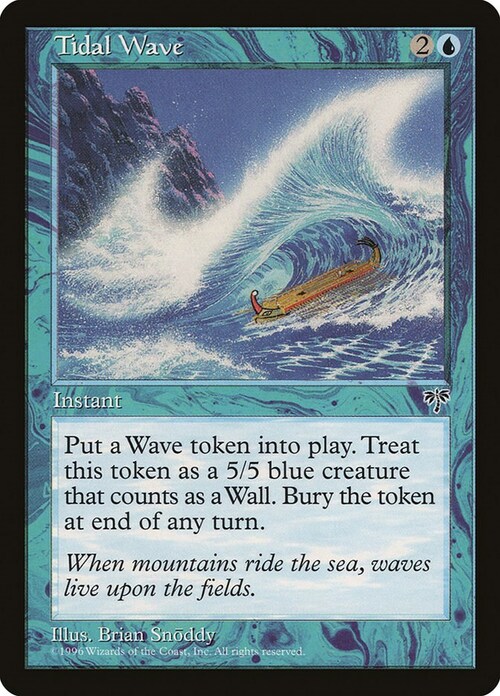 Tidal Wave Card Front