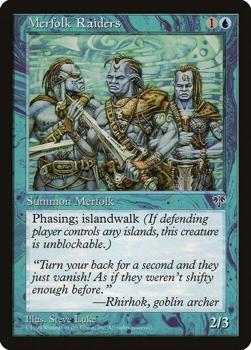 Merfolk Raiders Card Front