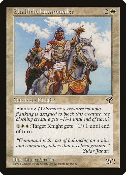 Zhalfirin Commander Card Front