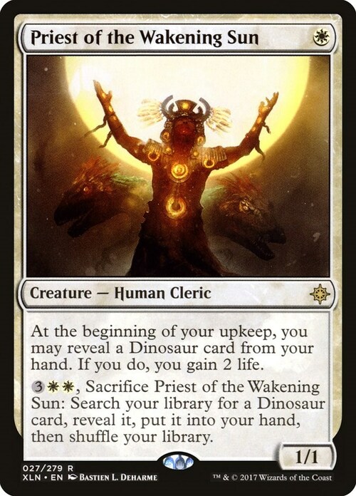 Priest of the Wakening Sun Card Front