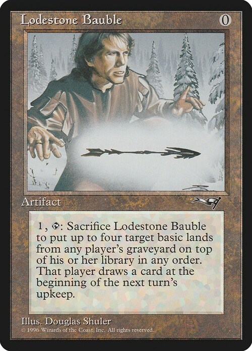 Lodestone Bauble Card Front