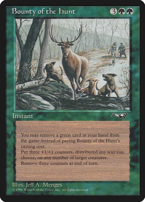 Bounty of the Hunt Card Front