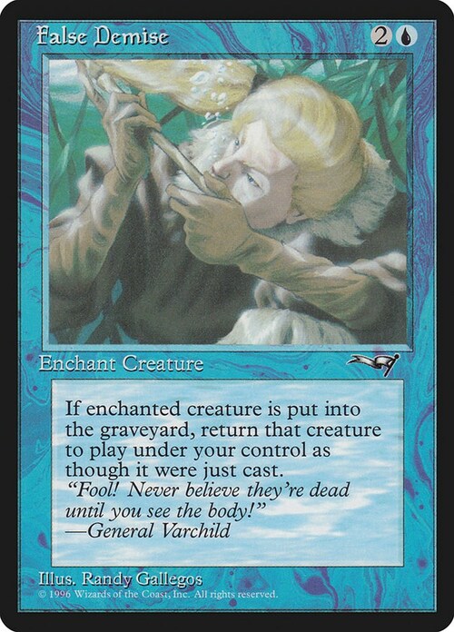 False Demise Card Front