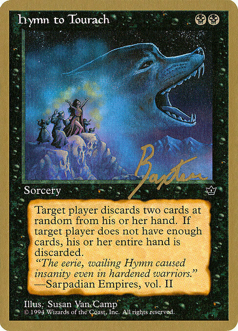 Hymn to Tourach Card Front