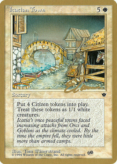 Icatian Town Card Front