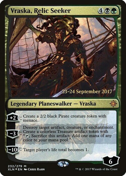 Vraska, Relic Seeker Card Front