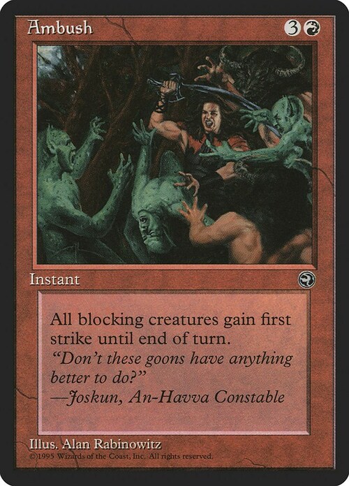 Ambush Card Front