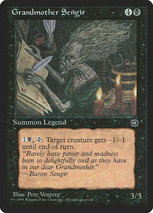 Grandmother Sengir Card Front