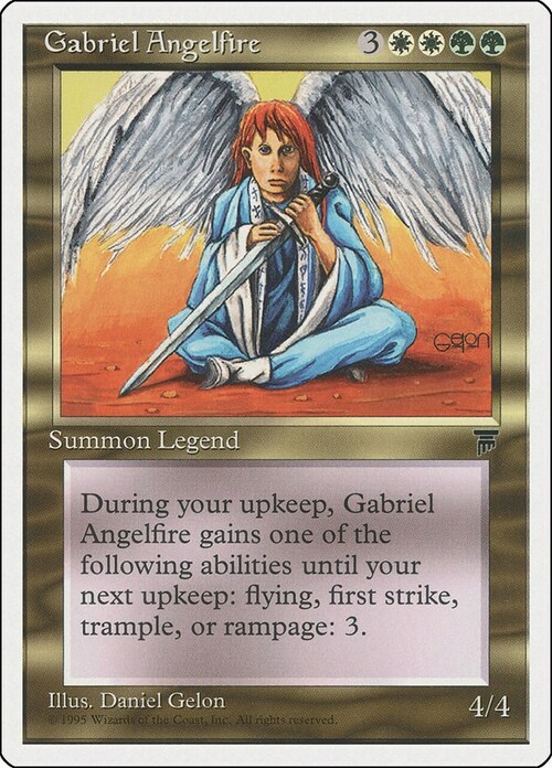 Gabriel Angelfire Card Front