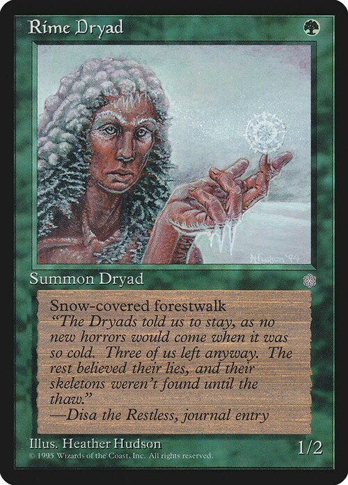 Rime Dryad Card Front