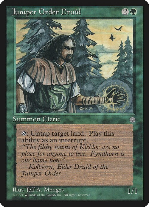 Juniper Order Druid Card Front