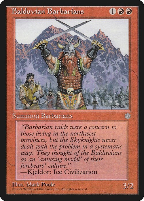 Balduvian Barbarians Card Front