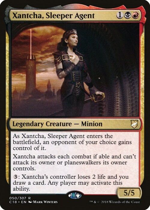 Xantcha, Sleeper Agent Card Front