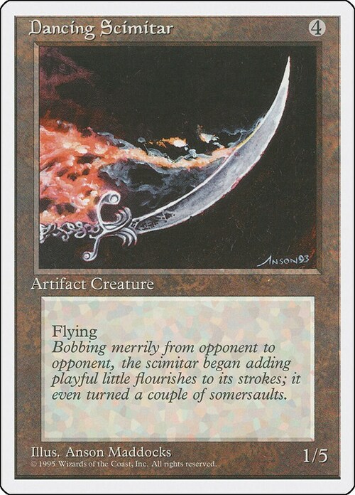 Dancing Scimitar Card Front