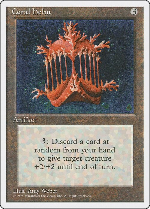 Coral Helm Card Front